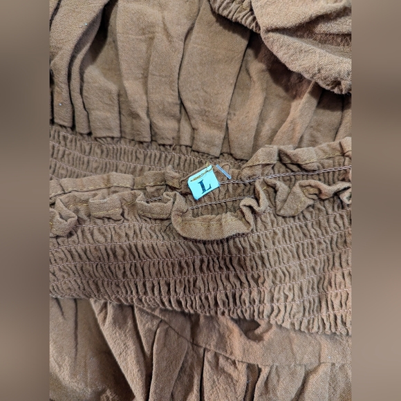 Off Shoulder (if ya want) Peasant Dress - Picture 3 of 5